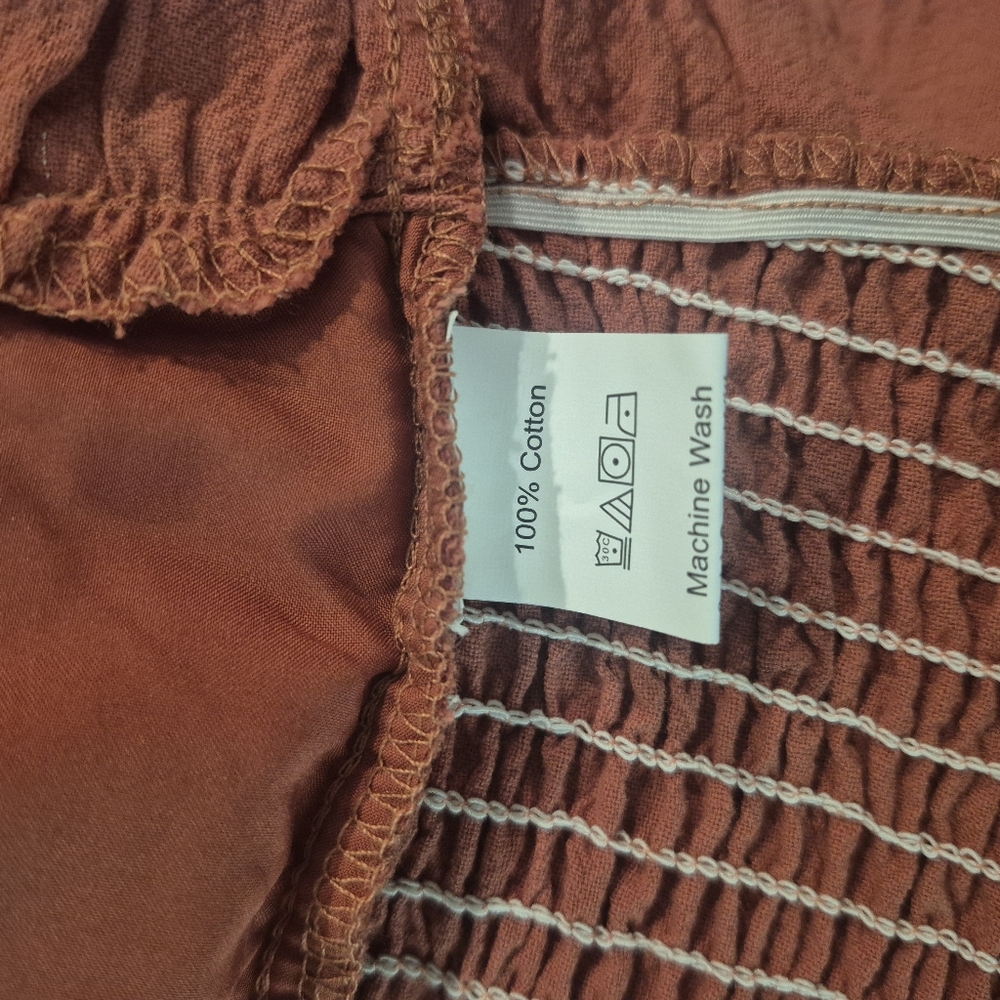 Women's Rust Color 2pc Outfit - Picture 6 of 7